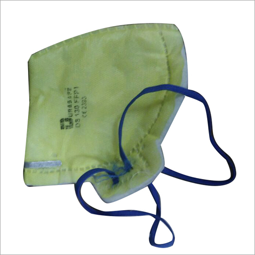 N95 Face Mask - Yellow Color | High Filtration Efficiency, Comfortable Fit, Adjustable Nose Clip for Secure Seal