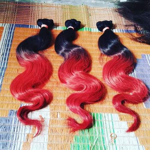 Coloured hair