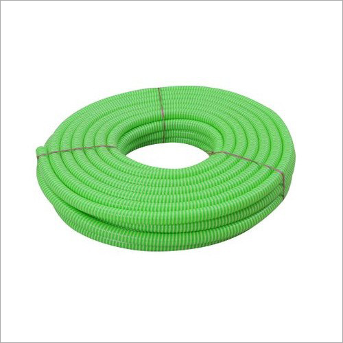 Medium Duty Pvc Suction Hose - Pvc, 3/4 Inch, Green, 30 Mtr Length, 10.50 Kgs/cm2 Working Pressure, 3 Mm Wall Thickness | Ideal For Irrigation & Chemical Transfer