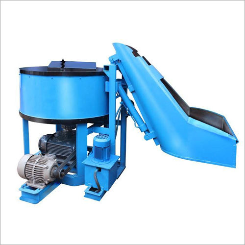 Pan Type Mixer With Hopper