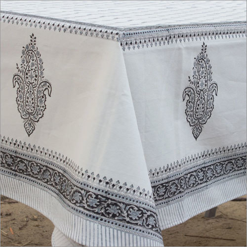 Floral Mughal Butta Print Tablecloth