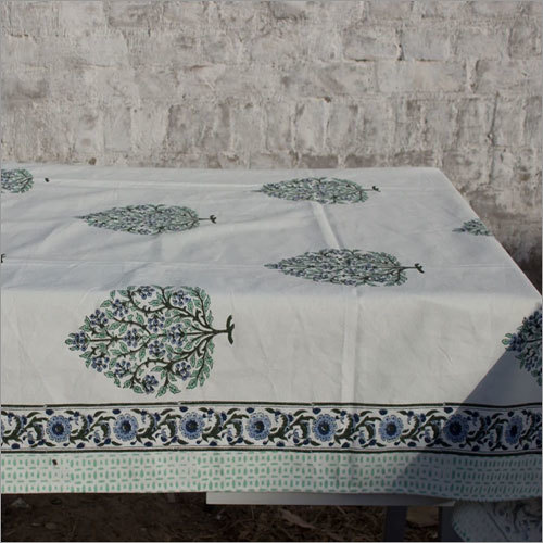 Green Mughal Butta Tablecloth