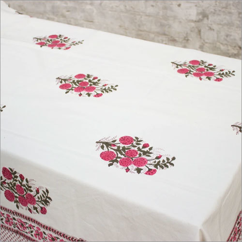 Floral Canvas Table Cover