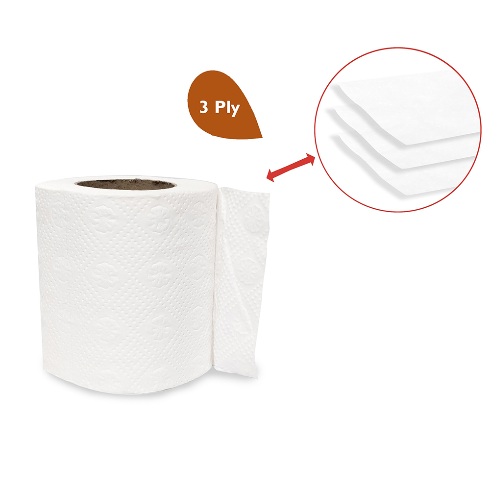 Primaxx Premium Quality Toilet Paper Roll (3 Ply) 10 In 1 Pack