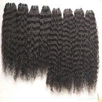 Raw Curly  Weft Human Hair Extensions