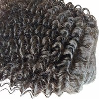 Raw Curly  Weft Human Hair Extensions