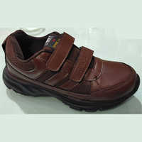 Brown Gola School Shoe