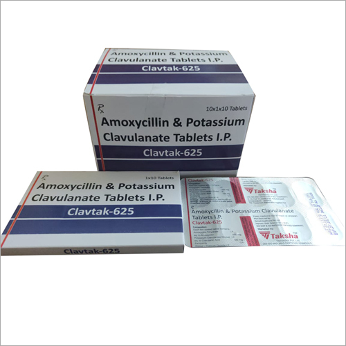 Amoxycillin And Potassium Clavulanate Tablets - Blister Pack 10 Tablets | Broad-Spectrum Effective Treatment Fast Relief