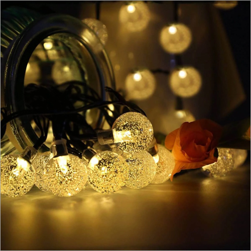 Solar Crystal Ball Shaped Decorative Waterproof  String Light