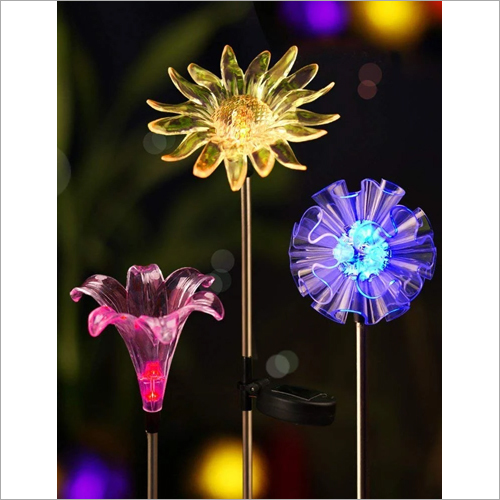 Solar Flower Decoration Stake Lights