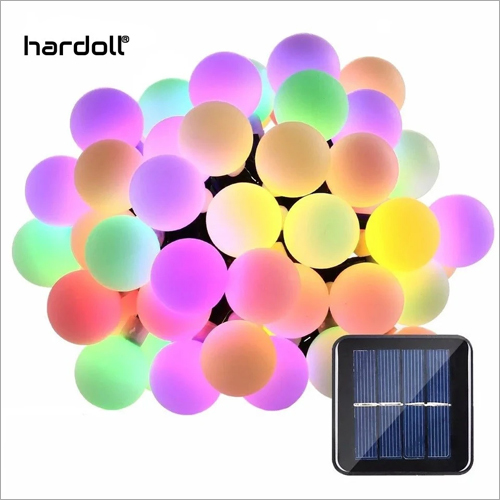 50 LED 26 ft Multi Color White Ball String Light