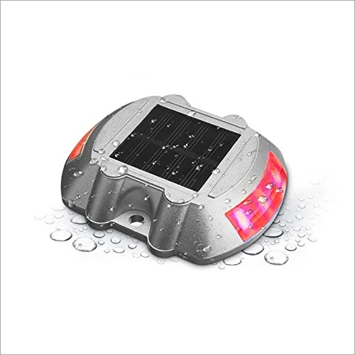 Solar Reflective Road Stud  Red Flashing