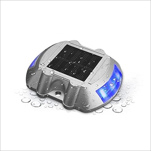 Solar Reflective Road Stud  Blue Flashing