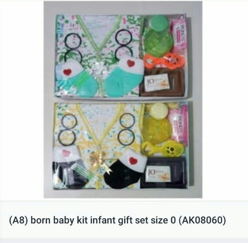 Baby Gift Set - Cotton, Size 16 | Multicolour, Ideal for Infants Up to 6 Months, Perfect Newborn Gift Set