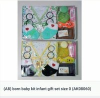 Baby Gift Set - Cotton, Size 16 | Multicolour, Ideal For Infants Up To 6 Months, Perfect Newborn Gift Set