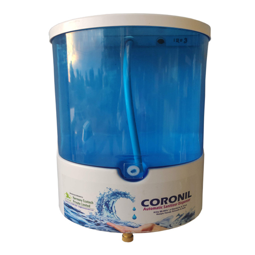 Plastic Coronil Sensor Operated Sanitizer Dispenser