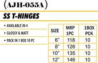 S.s T Hinges ( Tee Hinges)