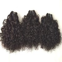 Indian Human Hair Remy Curly Human Hair Extension