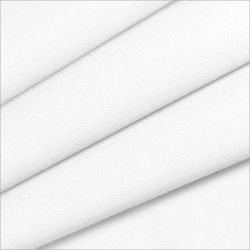 Plain Dyed Cotton White Fabric