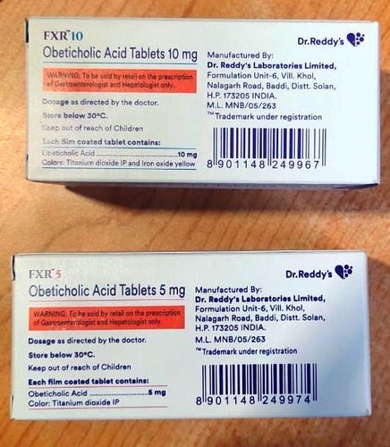 FXR 10mg Tablet (Obeticholic Acid (Generic Ocaliva) - Dr Reddys By MILLION HEALTH PHARMACEUTICALS