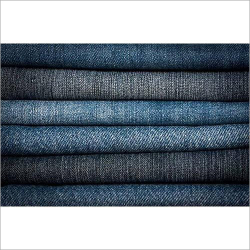 Blue Cotton Denim Jeans Fabric