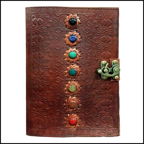 7 Stone Goat Leather Diary Sewing Binding