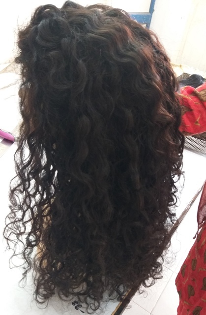 Natural Loose Curly Human Hair Wig