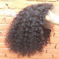 Indian Full Lace Raw Curly Human Hair Wig