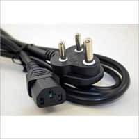 Computer Power Cables - Pvc, 1.5 M Length, Black | 3 Pin Plug, 18 Awg, High Conductivity