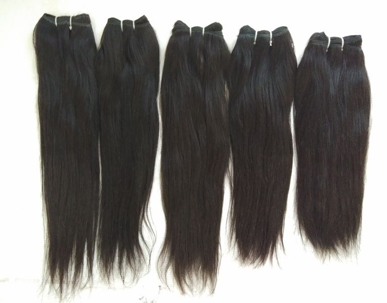 Virgin Human Hair Natural Colour Indian Straight hair best hair