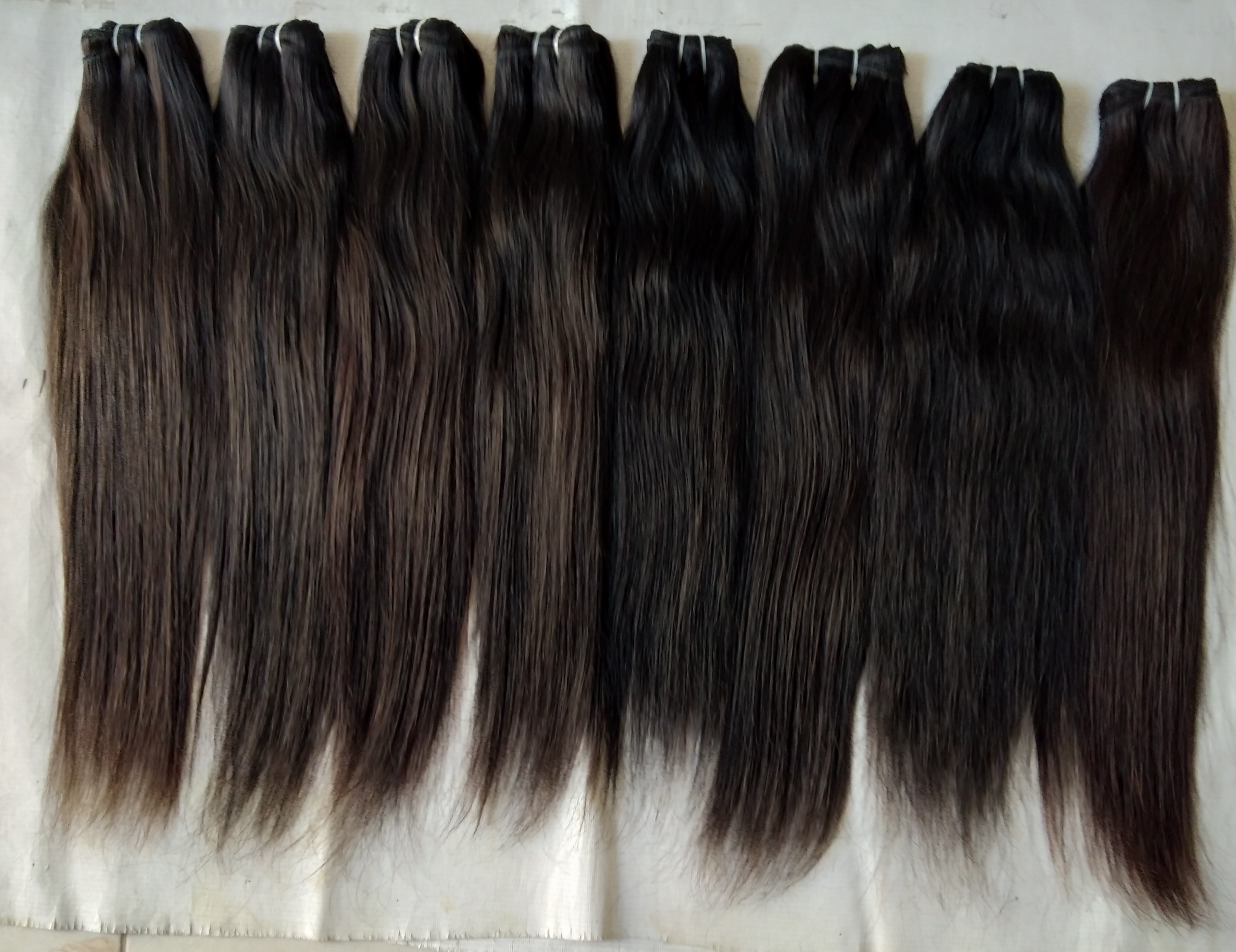No Tangle No Shedding Remy Virgin straight human hair with forntal