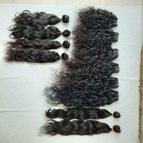 Indian Virgin Wavy Human Hair Application: Profesional