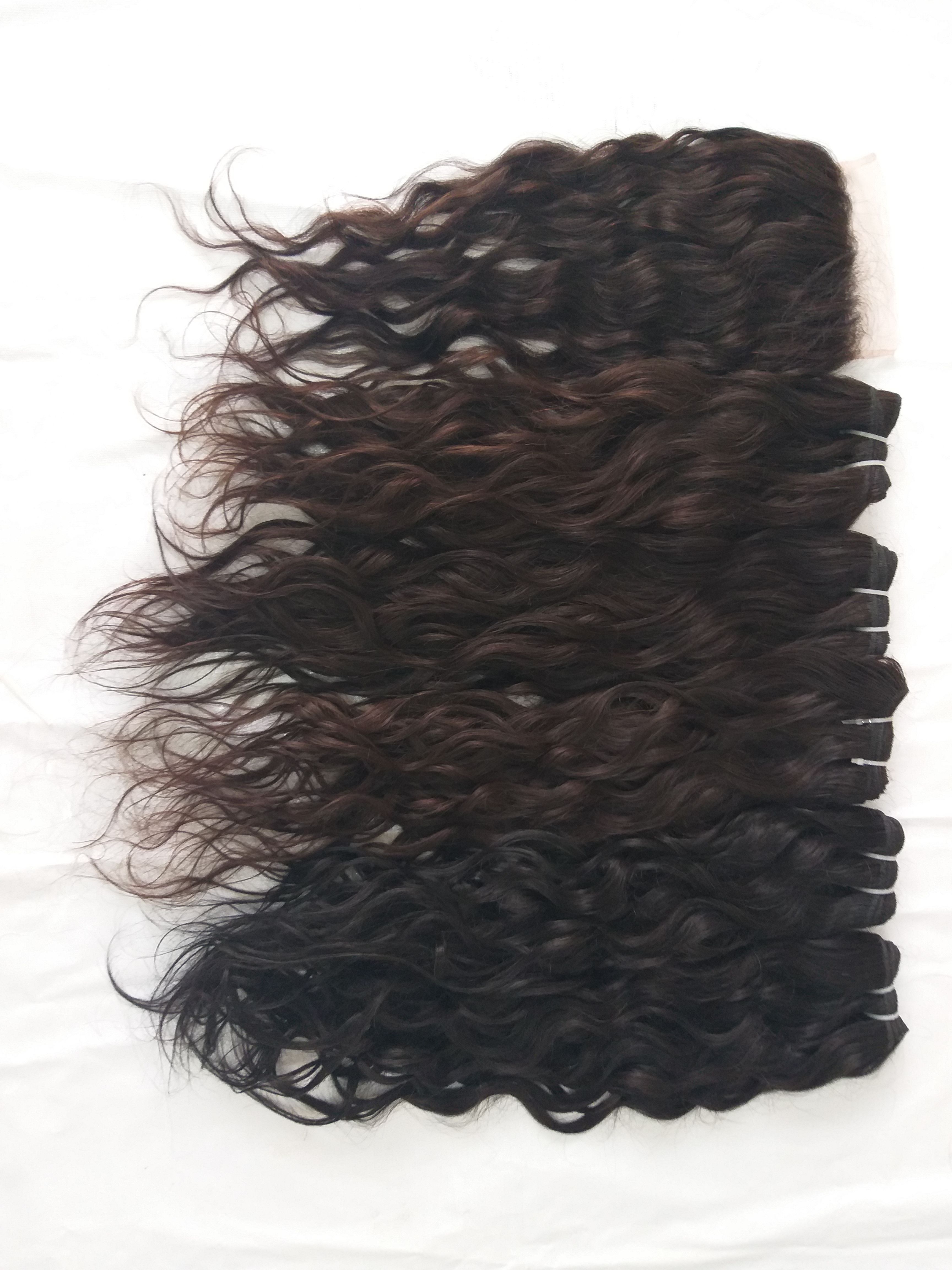 Indian Virgin Wavy Human Hair