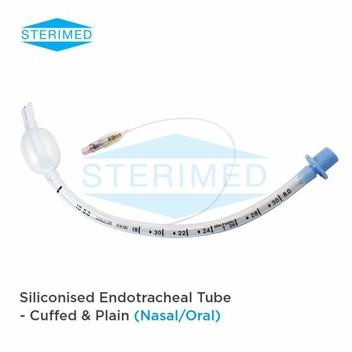 Transparent Silicon Elastomer Coated Endotracheal Tube Plain & Cuffed