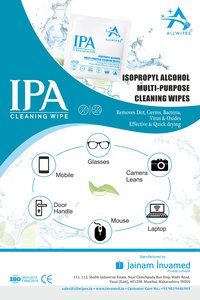 Ipa Multipurpose Cleaning Sanitizing Disinfecting Isopropyl Swabs 3x6cm