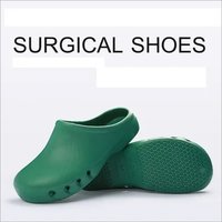 Surgical Shoes - Pvc Material, Size Range 6-12, Green Color, Sole Thickness 10mm | Usage In Operating Rooms And Healthcare Settings, Iso 20344 Compliance