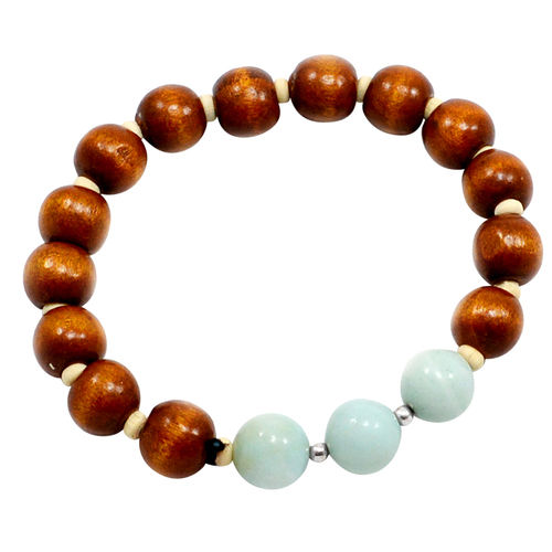 Amazonite Gemstone Bracelet Pg-156423 Gender: Unisex