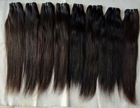 No Shedding No Tangle Thick End Straight Hair Weft Indian Straight Hair