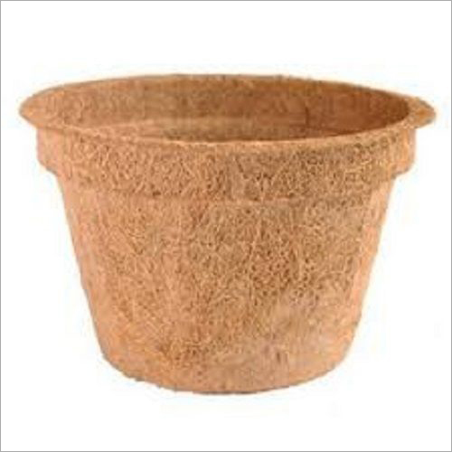 Coco Pot - Eco-Friendly Coconut Fiber, Cylindrical Design | Lightweight, Decorative Planter for Homes, Hotels, and Resorts