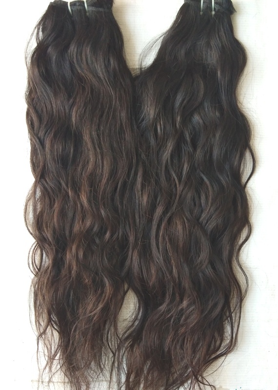 Temple Indian Wavy Human hair extensions