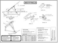 BED FITTING FRAME BED LIFT HYDRAULIC BED FRAME