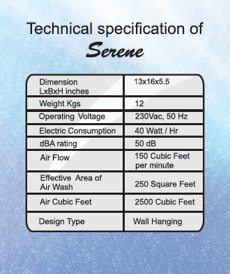 MATE Air Purifier - Model- SERENE