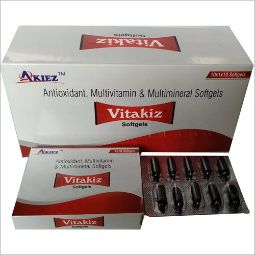 Antioxidant Multivitamin and Multimineral Softgel Capsules