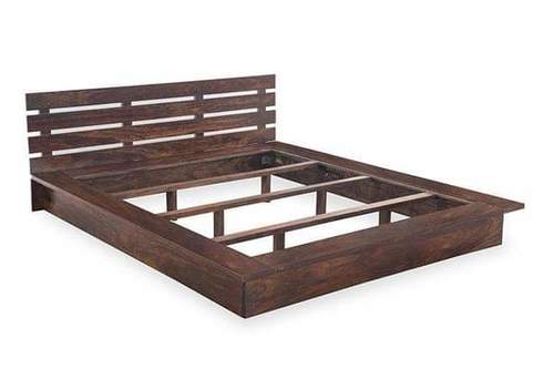 Wooden Bed With Polishing