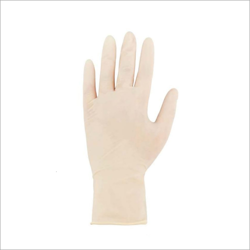 Latex Examination Hand Gloves - Disposable, Small/Medium/Large Sizes | High-Quality White Rubber, 100 Pcs Per Poly Packet