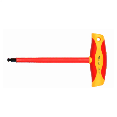Insulated Hex Key T-Type With Ball End