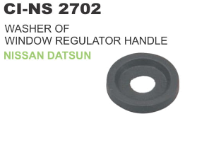 Window Regulator Handle Washer Nissan - Rubber 15mm ID x 25mm OD, Black | Easy Installation, Durable, Prevents Leaks