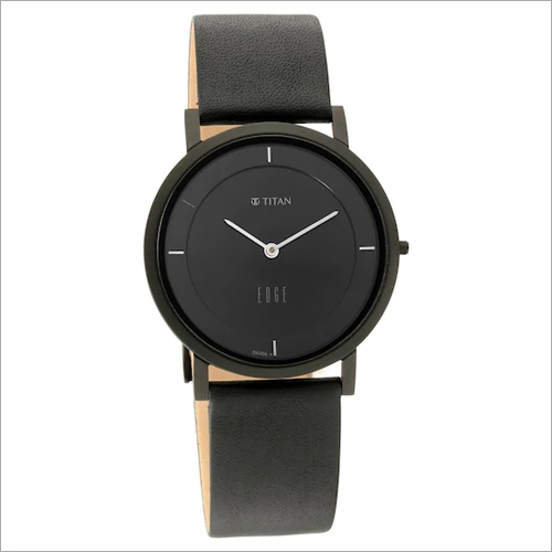 Edge Men'S Watch With Black Dial And Steel Highlights Gender: Men