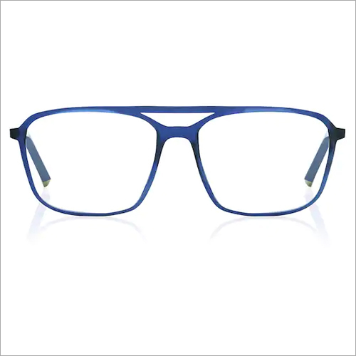 Transparent Blue Rimmed Navigator Eyeglasses For Boys