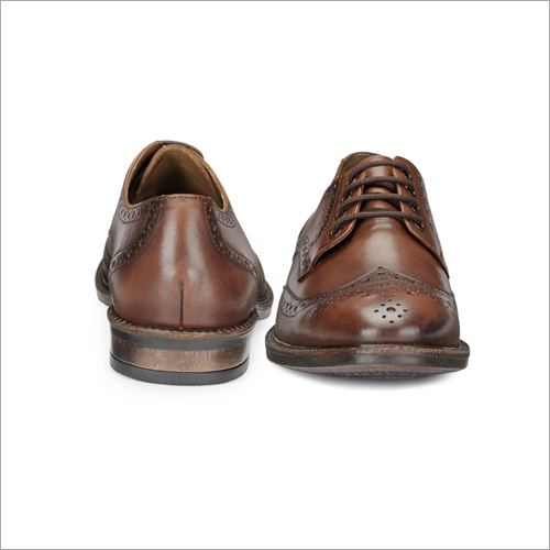 Brown Mens Brogue Shoes